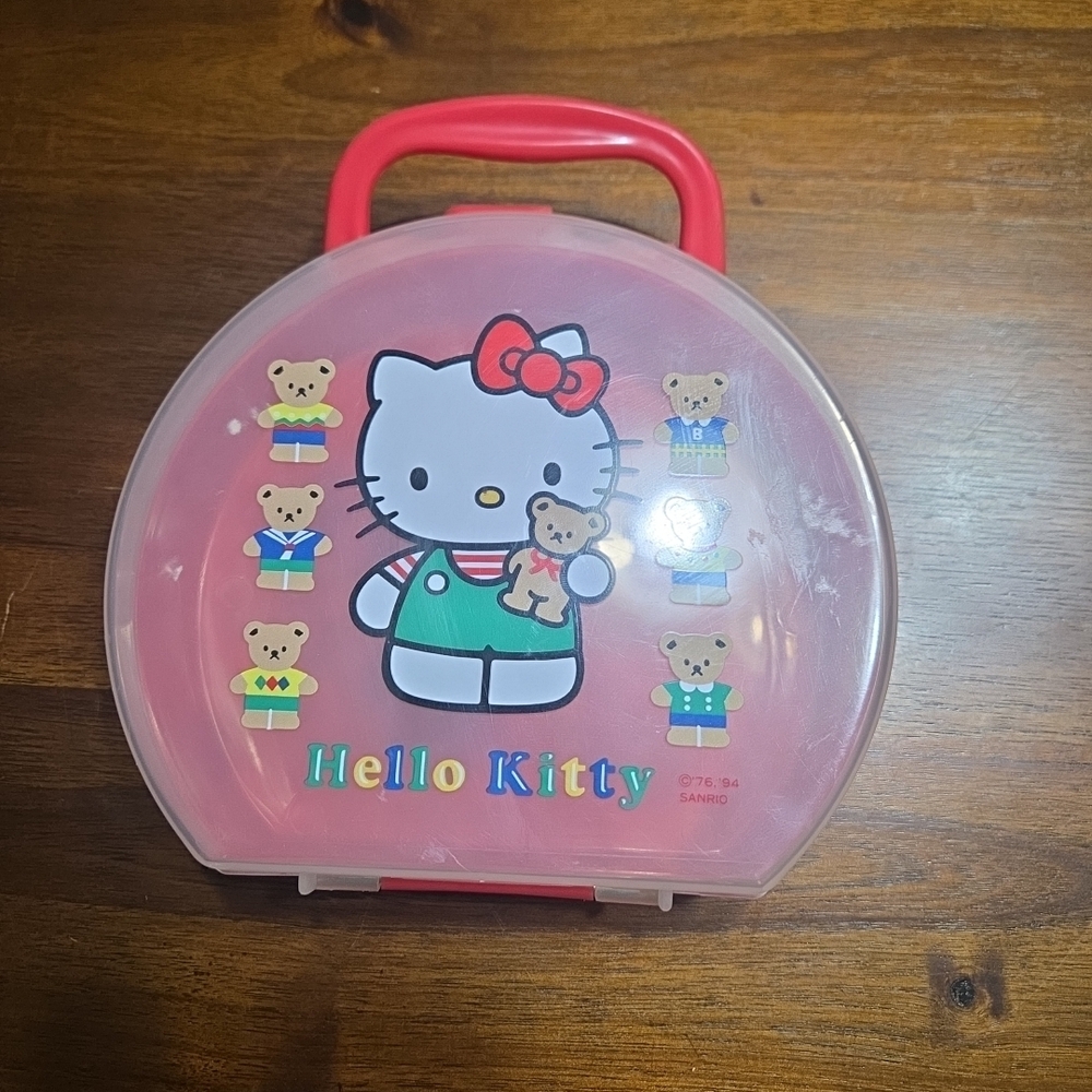 Sanrio Hello Kitty Red and Pink Toy Case